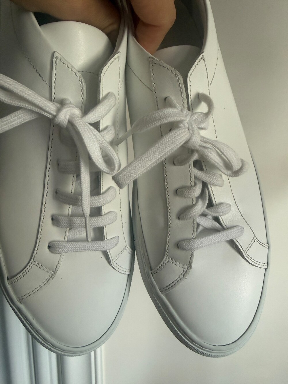 Common Projects Women's Original Achilles Leather Low-Top Sneakers - Picture 14 of 16